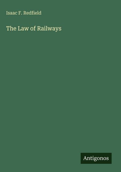 Produktbild: The Law of Railways