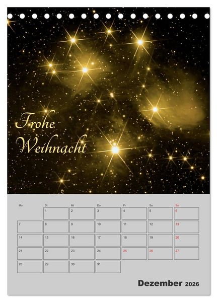 Produktbild: Wunderbares Universum (Tischkalender 2026 DIN A5 hoch), CALVENDO Monatskalender