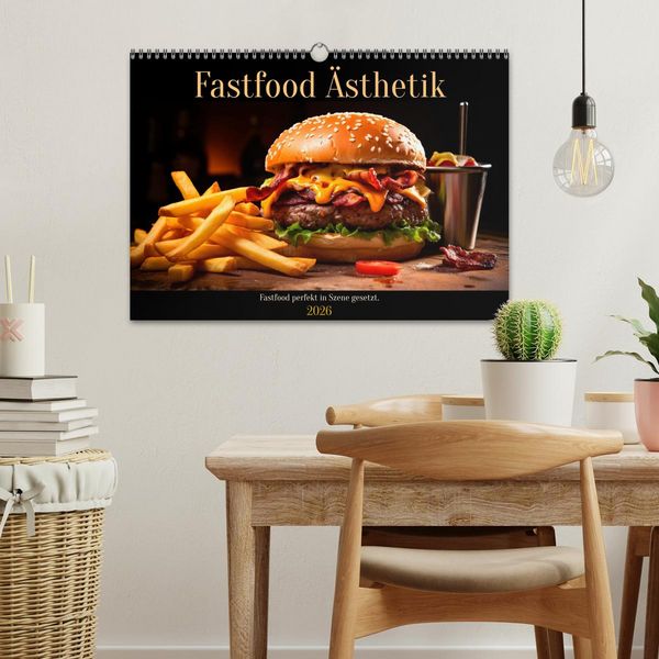 Produktbild: Fastfood &Auml;sthetik (Wandkalender 2026 DIN A3 quer), CALVENDO Monatskalender