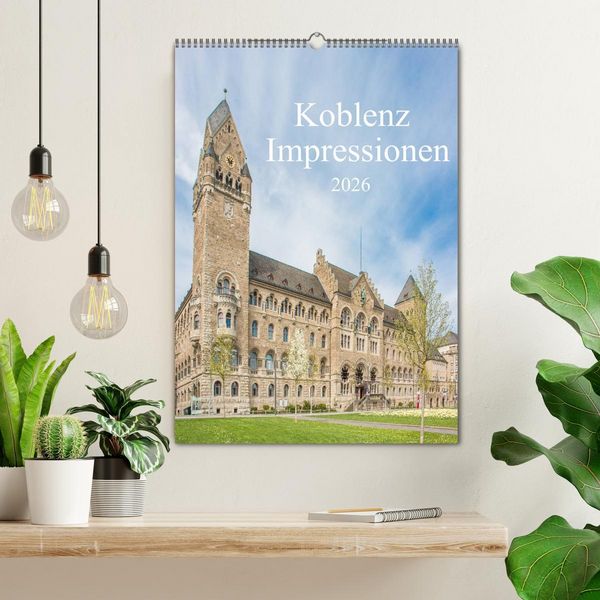 Produktbild: Koblenz Impressionen (Wandkalender 2026 DIN A2 hoch), CALVENDO Monatskalender