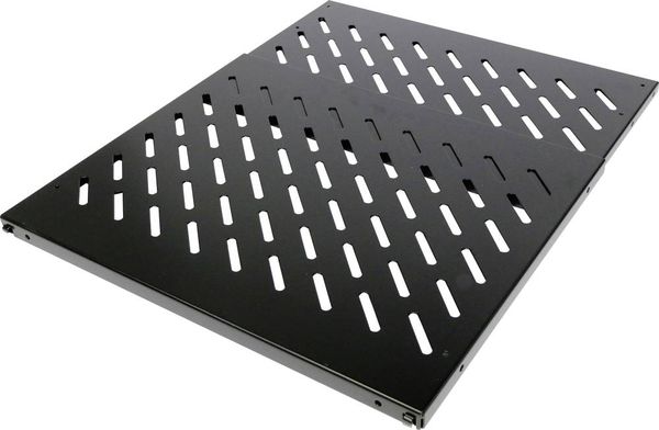 Rittal 5501.655 19 Zoll Netzwerkschrank-Geräteboden 0.5 HE Ausziehbar Geeignet für Schranktiefe: ab 600 mm Schwarz