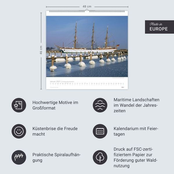 Produktbild: Schleswig-Holstein Edition Kalender 2027 - Land zwischen den Meeren