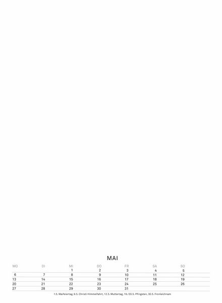 Produktbild: Foto- und Bastelkalender, 2 in 1 (30 x 22 cm) 2013