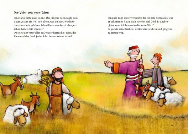 Produktbild: Die gro&szlig;e Kinderbibel f&uuml;r alle. Die bekanntesten Geschichten aus der Bibel f&uuml;r Kinder erz&auml;hlt. Originell & farbenfroh illustriert. Ab 6 Jahren oder zum Vorlesen in der Familie, Kita & Grundschule