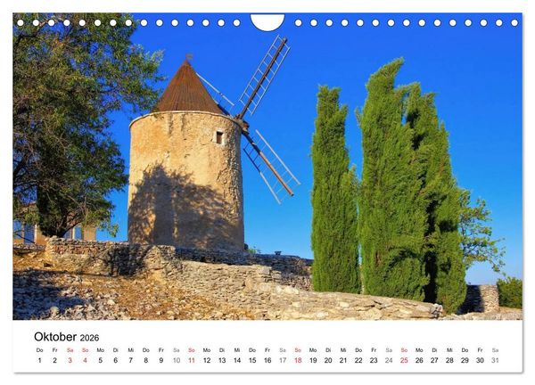 Produktbild: Provence - Zwischen Meer und Alpen (Wandkalender 2026 DIN A4 quer), CALVENDO Monatskalender