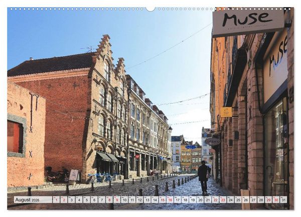 Produktbild: Lille - Charmante Metropole in Nordfrankreich (Wandkalender 2026 DIN A2 quer), CALVENDO Monatskalender