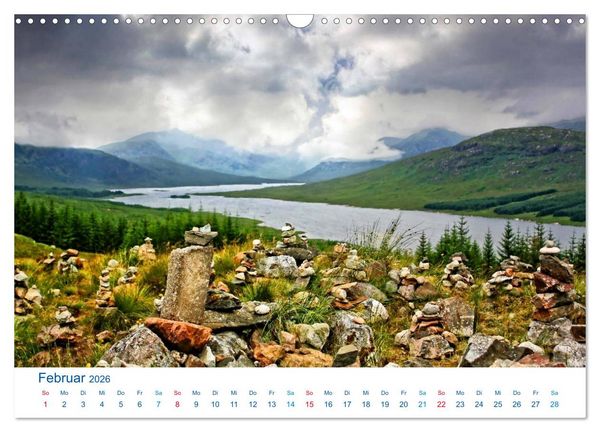 Produktbild: Schottlands S&uuml;den 2026. Impressionen zwischen Edinburgh, Loch Ness und Isle of Skye (Wandkalender 2026 DIN A3 quer), CALVENDO Monatskalender