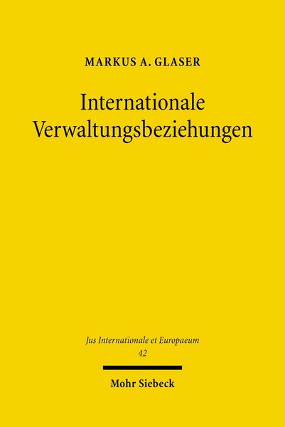 Produktbild: Internationale Verwaltungsbeziehungen