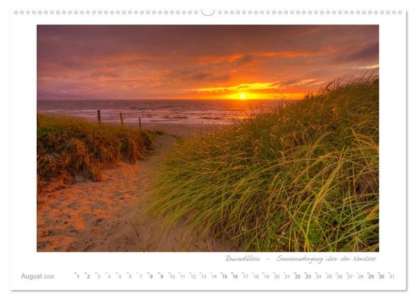 Produktbild: Sehnsucht D&auml;nemark - Danmark (Wandkalender 2026 DIN A2 quer), CALVENDO Monatskalender