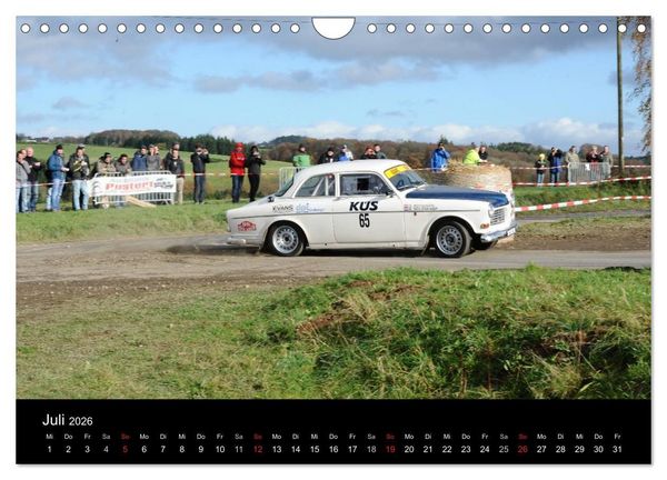 Produktbild: Asphalt und Schotter Rallye (Wandkalender 2026 DIN A4 quer), CALVENDO Monatskalender