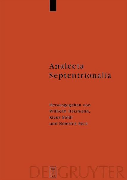 Produktbild: Analecta Septentrionalia