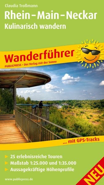 Produktbild: Publicpress sonstige F&uuml;hrer Rhein, Main, Neckar, Kulinarisch Wandern