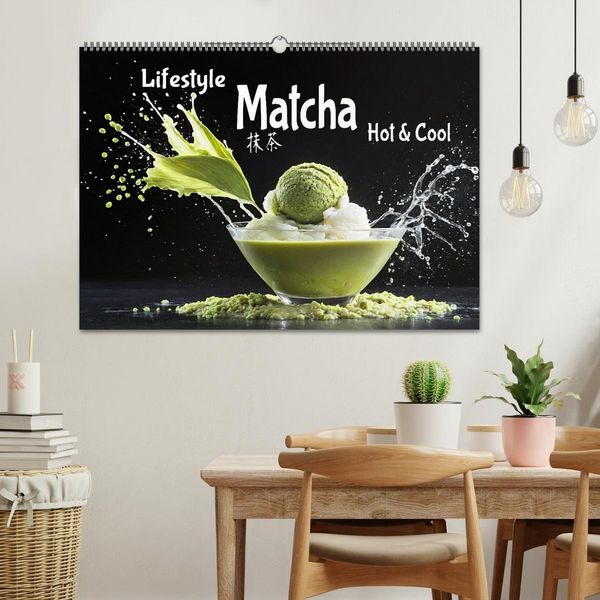 Produktbild: Lifestyle Matcha - Hot und Cool (Wandkalender 2027 DIN A2 quer), CALVENDO Monatskalender