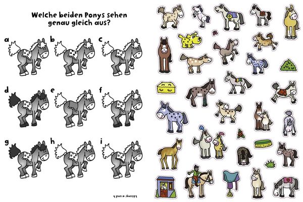 Produktbild: 555 Sticker Pferde