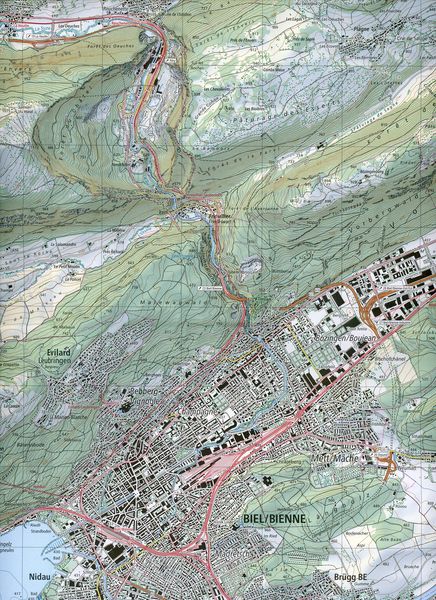 Produktbild: Swisstopo 1 : 25 000 Magglingen/Macolin