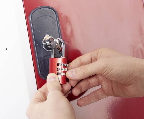 Produktbild: YALE YE3CB/20/121/1/CO Vorh&auml;ngeschloss 20mm Rot Zahlenschloss