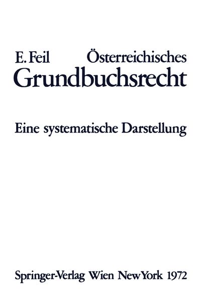 Produktbild: &Ouml;sterreichisches Grundbuchsrecht