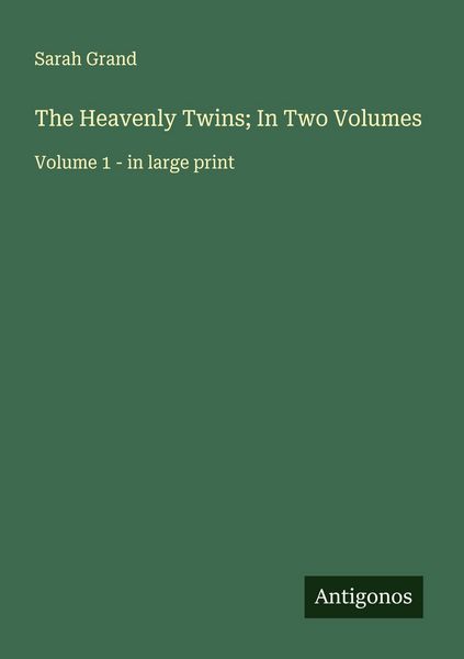 Produktbild: The Heavenly Twins; In Two Volumes