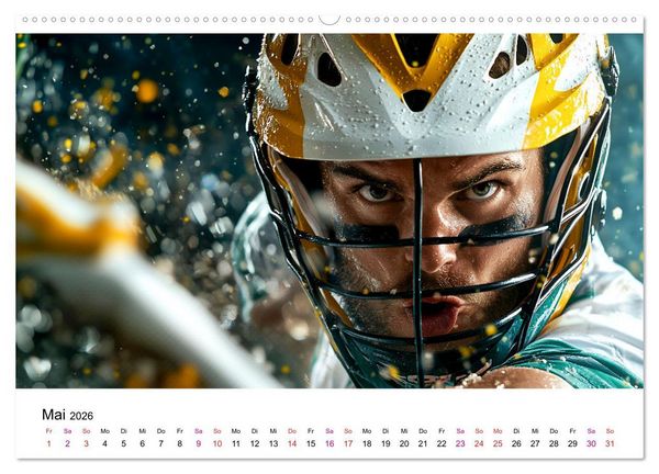 Produktbild: Lacrosse cool (Wandkalender 2026 DIN A2 quer), CALVENDO Monatskalender