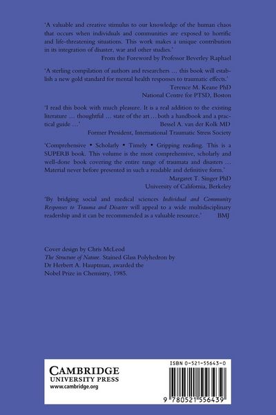 Produktbild: Individual and Community Responses to Trauma and Disaster