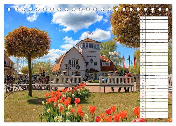 Produktbild: Ostseebad Boltenhagen - Sehnsuchtsort an der Ostsee (Tischkalender 2026 DIN A5 quer), CALVENDO Monatskalender