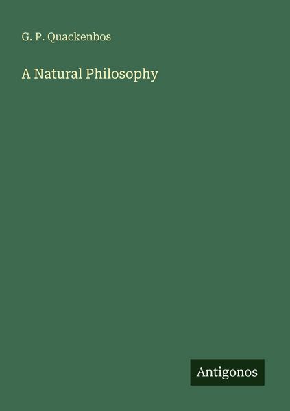Produktbild: A Natural Philosophy