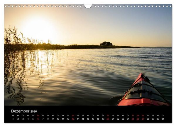 Produktbild: Wasserwandern in Mecklenburg-Vorpommern (Wandkalender 2026 DIN A3 quer), CALVENDO Monatskalender