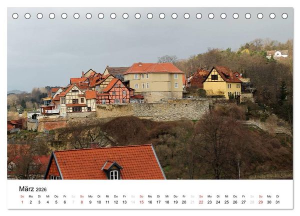 Produktbild: Quedlinburg im Harz (Tischkalender 2026 DIN A5 quer), CALVENDO Monatskalender