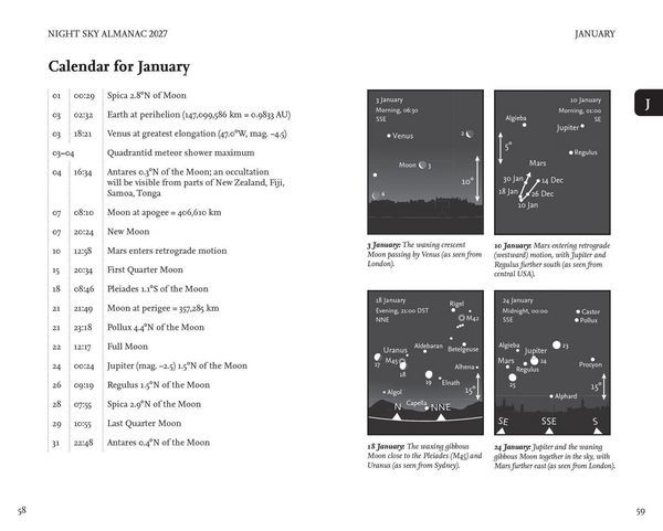 Produktbild: Night Sky Almanac 2027