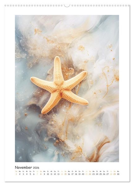 Produktbild: Maritime Kunst (Wandkalender 2026 DIN A2 hoch), CALVENDO Monatskalender