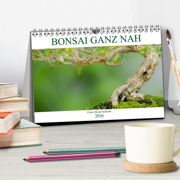 Produktbild: Bonsai ganz nah (Tischkalender 2026 DIN A5 quer), CALVENDO Monatskalender
