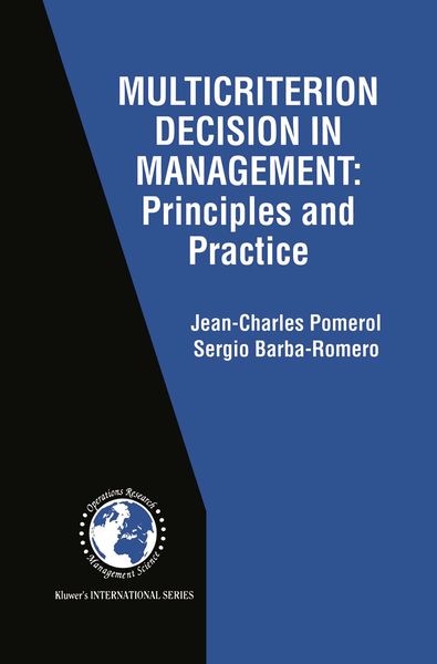 Produktbild: Multicriterion Decision in Management