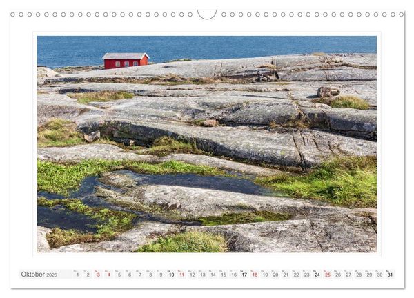 Produktbild: Bohusl&auml;n. K&auml;ring&ouml;n - Gullholmen - H&aring;ll&ouml; (Wandkalender 2026 DIN A3 quer), CALVENDO Monatskalender