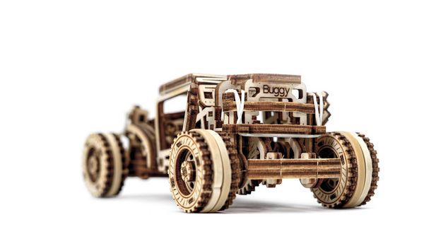 Produktbild: Tiny Adventures - Buggy, Funktionsmodell aus Holz zum Zusammenbauen