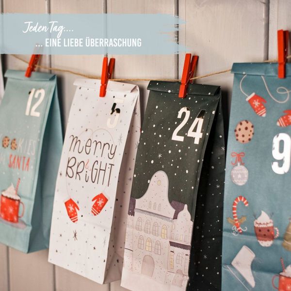 Produktbild: Adventskalender Christmas blau