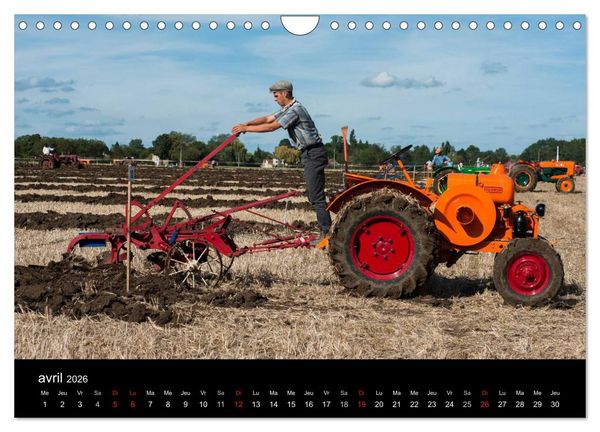 Produktbild: Anciens tracteurs agricoles (Calendrier mural 2026 DIN A4 vertical), CALVENDO calendrier mensuel