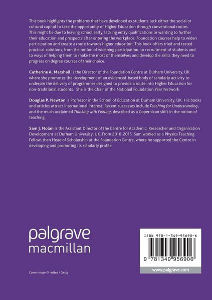Produktbild: Widening Participation, Higher Education and Non-Traditional Students