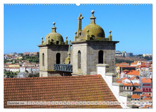 Produktbild: St&auml;dtereise nach Porto (Wandkalender 2026 DIN A2 quer), CALVENDO Monatskalender