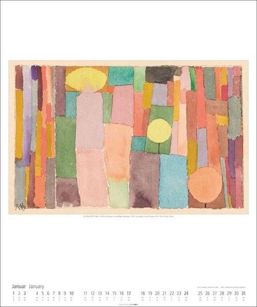 Produktbild: Paul Klee Kalender 2027