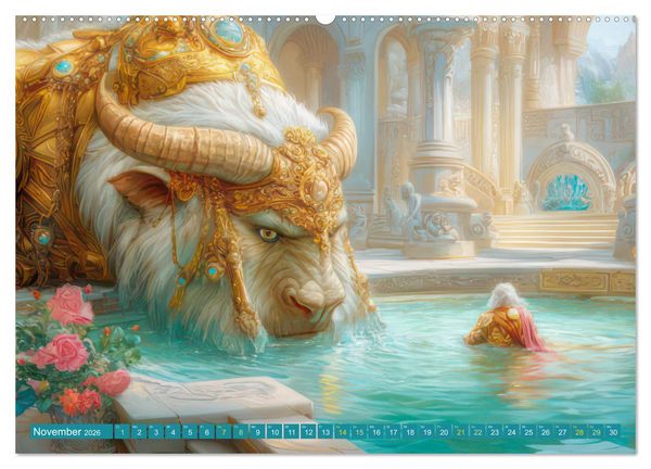 Produktbild: Schaurig sch&ouml;ne Biester (hochwertiger Premium Wandkalender 2026 DIN A2 quer), Kunstdruck in Hochglanz