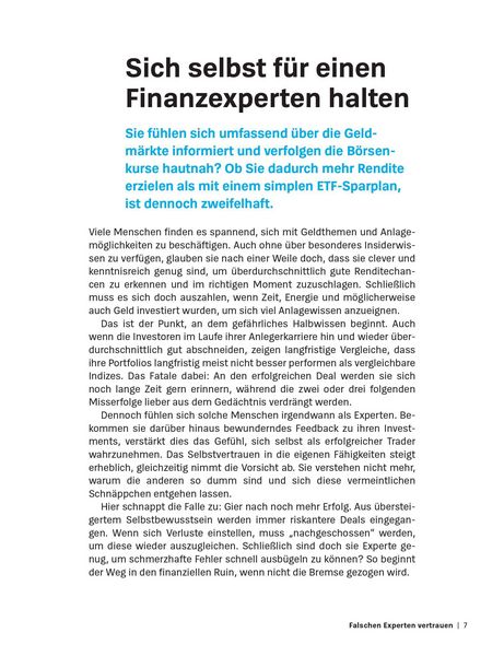 Produktbild: Die gr&ouml;&szlig;ten Anlagefehler und wie man sie vermeidet