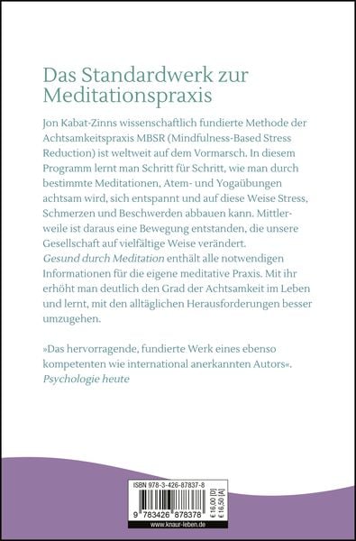 Gesund durch Meditation