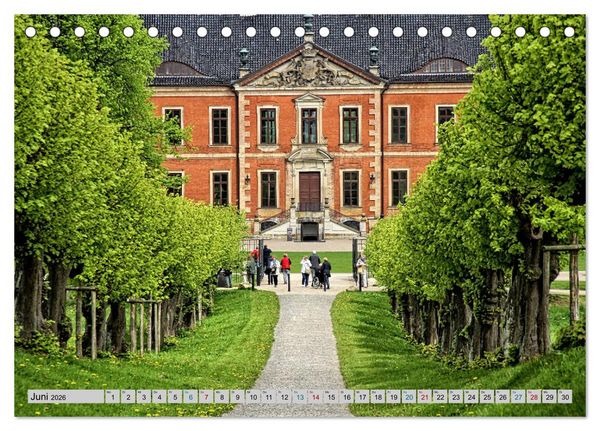 Produktbild: Schloss Bothmer - Kl&uuml;tzer Schlossimpressionen (Tischkalender 2026 DIN A5 quer), CALVENDO Monatskalender