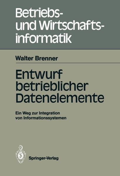 Produktbild: Entwurf betrieblicher Datenelemente