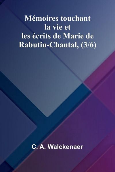 Produktbild: M moires touchant la vie et les crits de Marie de Rabutin-Chantal, (3/6)
