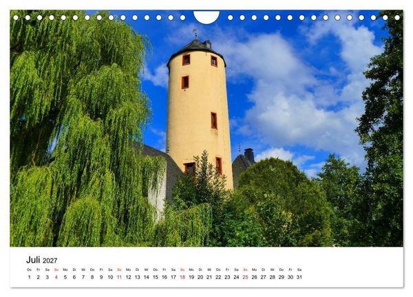 Produktbild: Deutschlands Burgen - Von der Burg zum Schloss (Wandkalender 2027 DIN A4 quer), CALVENDO Monatskalender