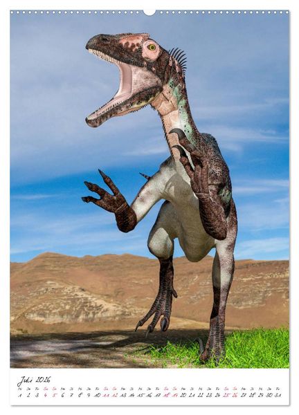 Produktbild: Dinosaurier aus der Vergangenheit (hochwertiger Premium Wandkalender 2026 DIN A2 hoch), Kunstdruck in Hochglanz