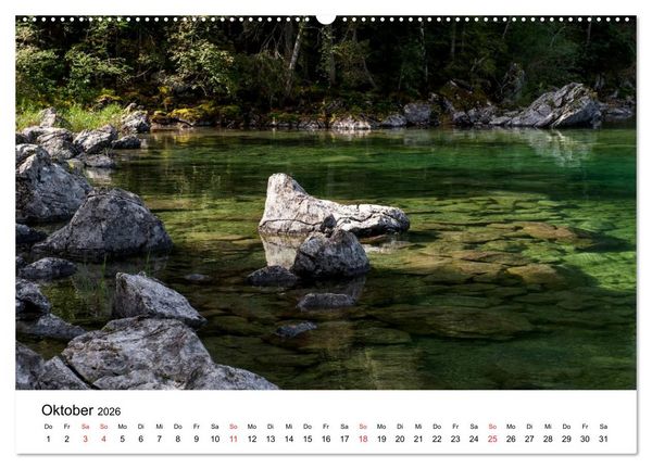Produktbild: Berge und Seen rund um die Zugspitze (hochwertiger Premium Wandkalender 2026 DIN A2 quer), Kunstdruck in Hochglanz
