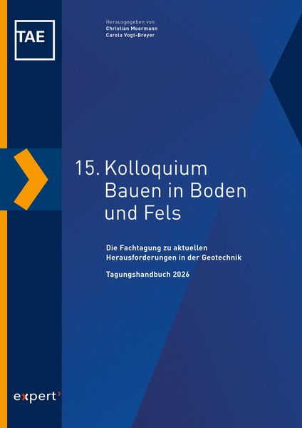 Produktbild: 15. Kolloquium Bauen in Boden und Fels