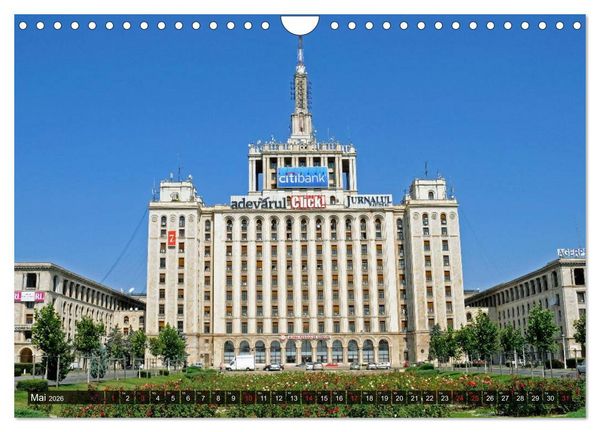 Produktbild: Bukarest - Paris des Ostens (Wandkalender 2026 DIN A4 quer), CALVENDO Monatskalender